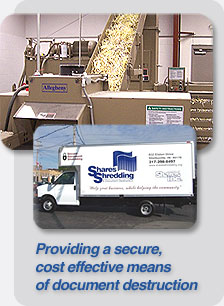Providing a secure, cost effective means of document destruction